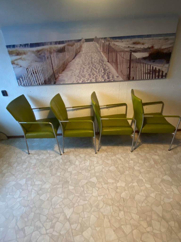 10 Bert Plantagie Lederen Stoelen, Huis en Inrichting, Stoelen, Ophalen, Gebruikt, Overige kleuren, Vijf, Zes of meer stoelen