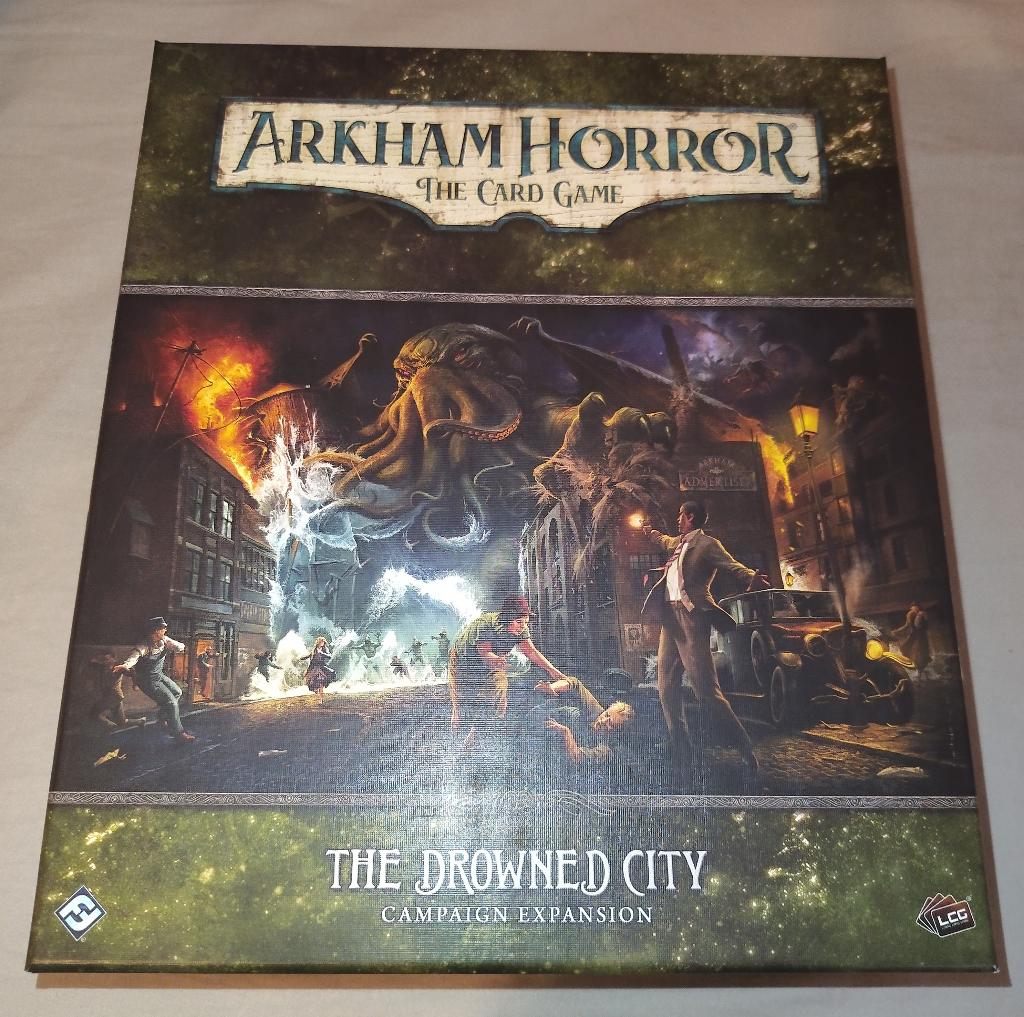 Arkham Horror LCG - Drowned City Campaign, Vijf spelers of meer, Ophalen of Verzenden, Nieuw, Fantasy Flight Games