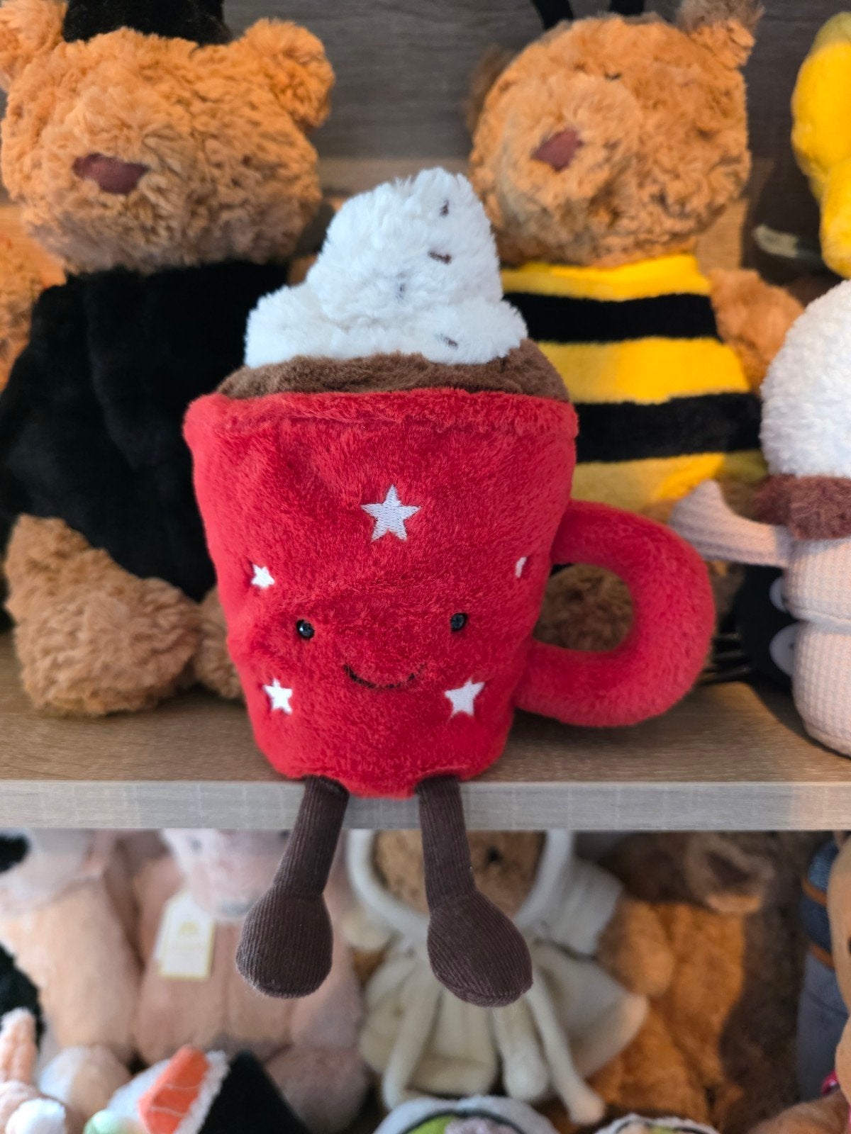 jellycat chocolat milk, Ophalen of Verzenden, Zo goed als nieuw, Overige typen