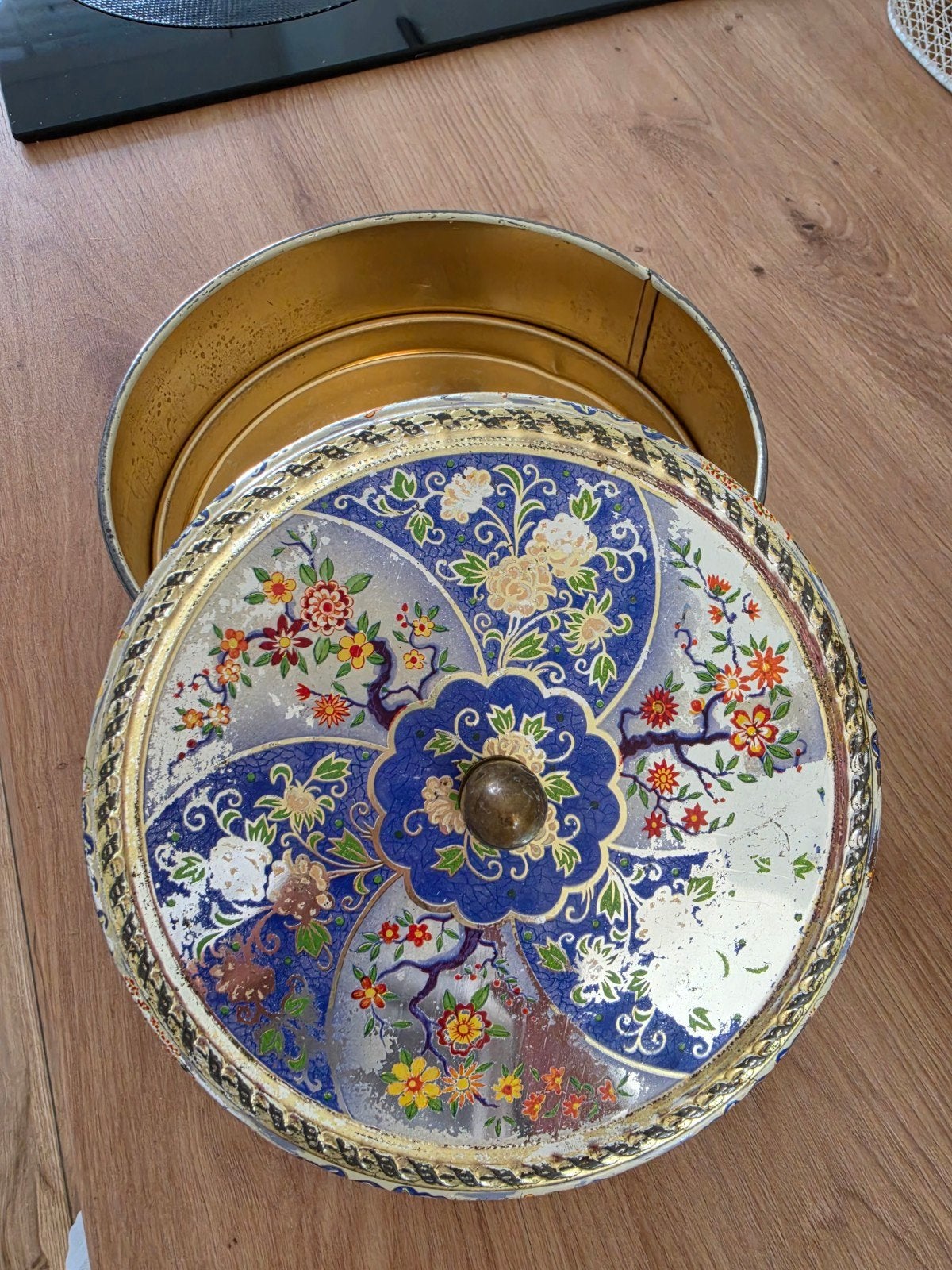 Vintage Koekblik, Ophalen of Verzenden, Gebruikt, Koek(jes), Overige merken