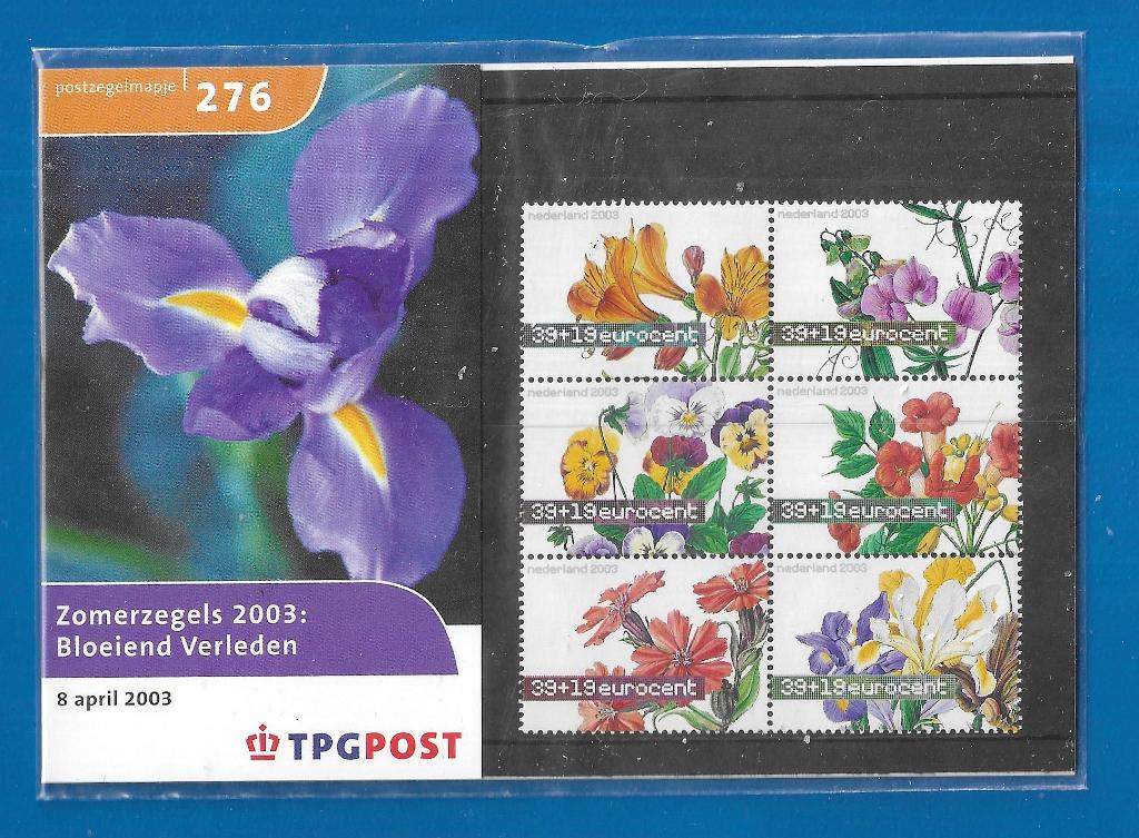 Postzegelmapje 276 - Zomerzegels 2003, Verzenden, Na 1940, Postfris