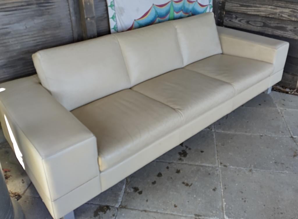 Leolux antipode 3 zits bank en love seat, Ophalen, Gebruikt, Driepersoons, Rechte bank