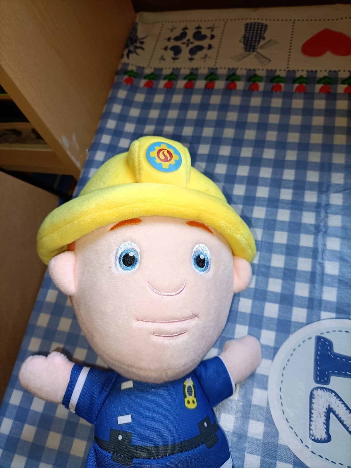 Brandweerman Sam knuffel 29 cm groot, Ophalen of Verzenden, Zo goed als nieuw, Overige typen