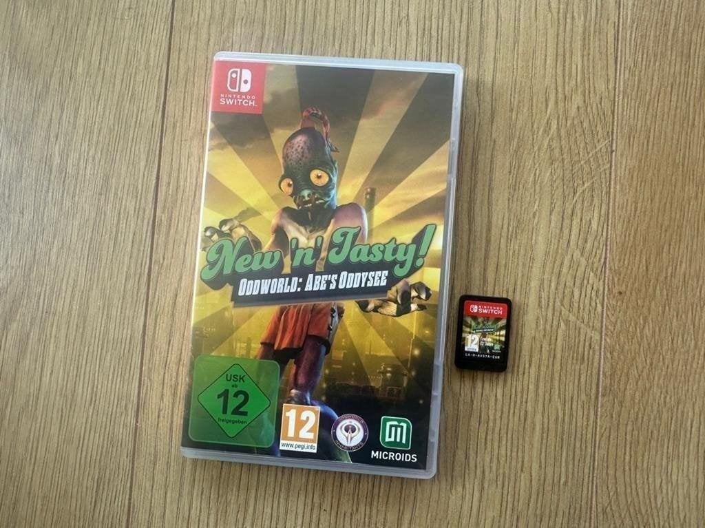 New 'n' Tasty Oddworld: Abe's Oddysee Nintendo Switch Netjes, 1 speler, Ophalen of Verzenden, Zo goed als nieuw, Vanaf 3 jaar