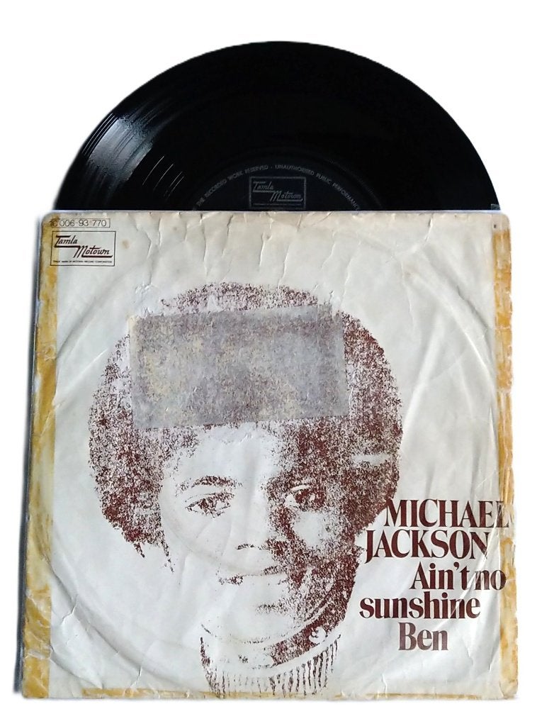 Michael Jackson - Ain’t no sunshine / Ben (info*), Cd's en Dvd's, Verzenden, Zo goed als nieuw, 7 inch, Pop