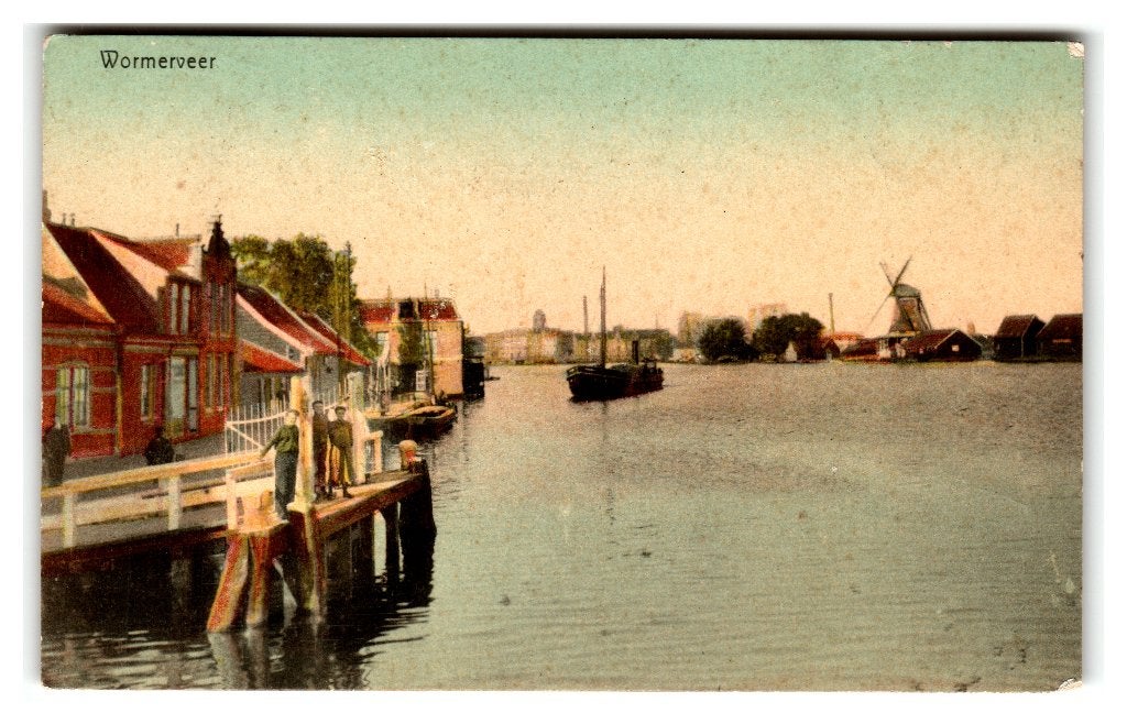 Wormerveer, Verzenden, 1920 tot 1940, Gelopen, Noord-Holland
