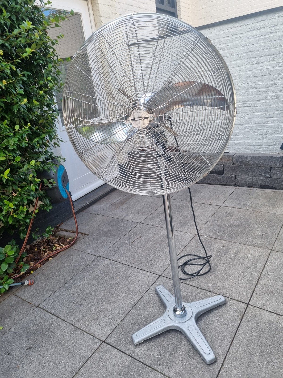 grote, mooie, oude ventilator, Antiek en Kunst, Ophalen