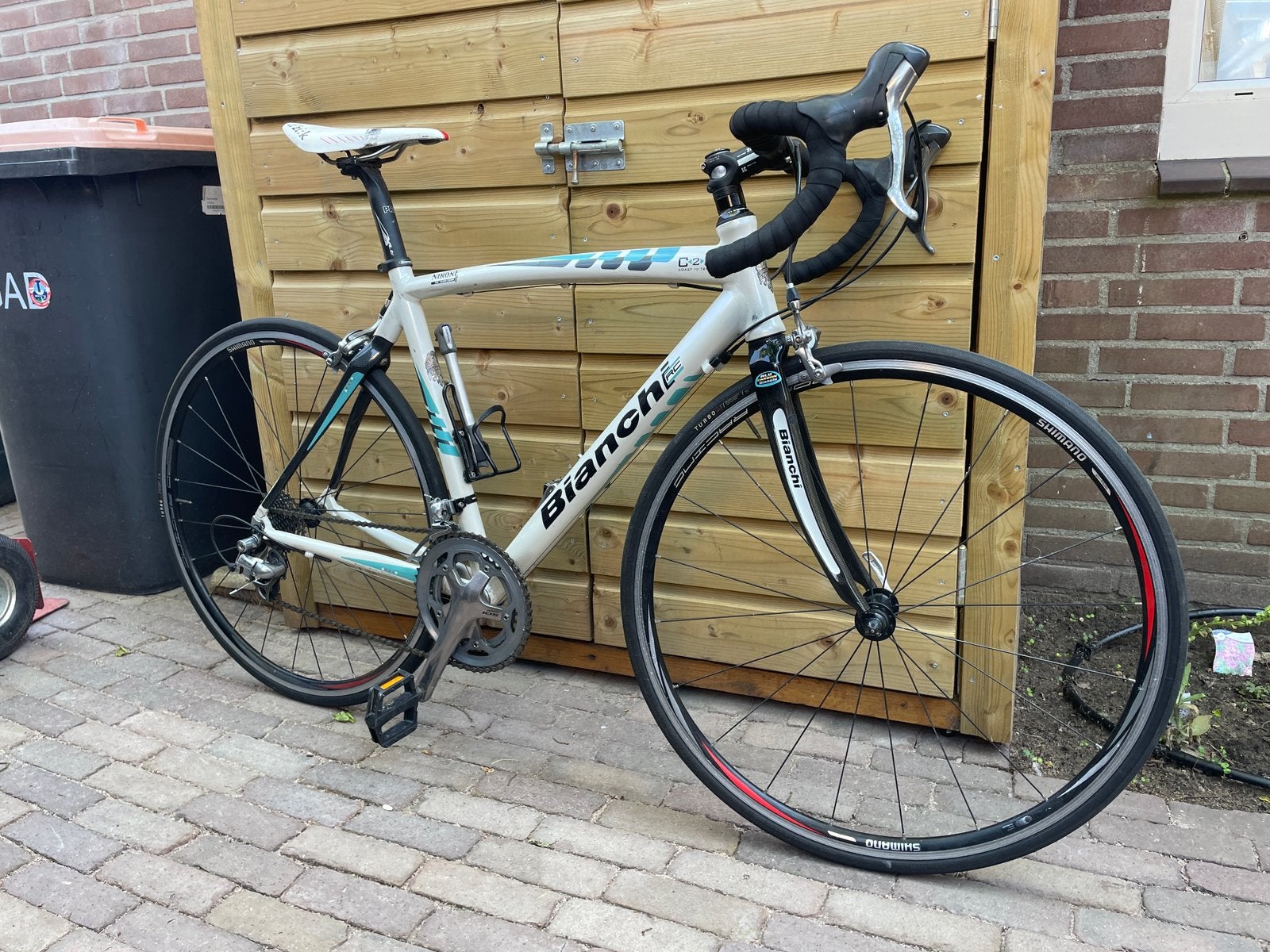 Bianchi Nirone C2C racefiets - Shimano 105 - maat 54, Fietsen en Brommers, Fietsen | Racefietsen, 28 inch, Gebruikt, Carbon, Meer dan 20 versnellingen