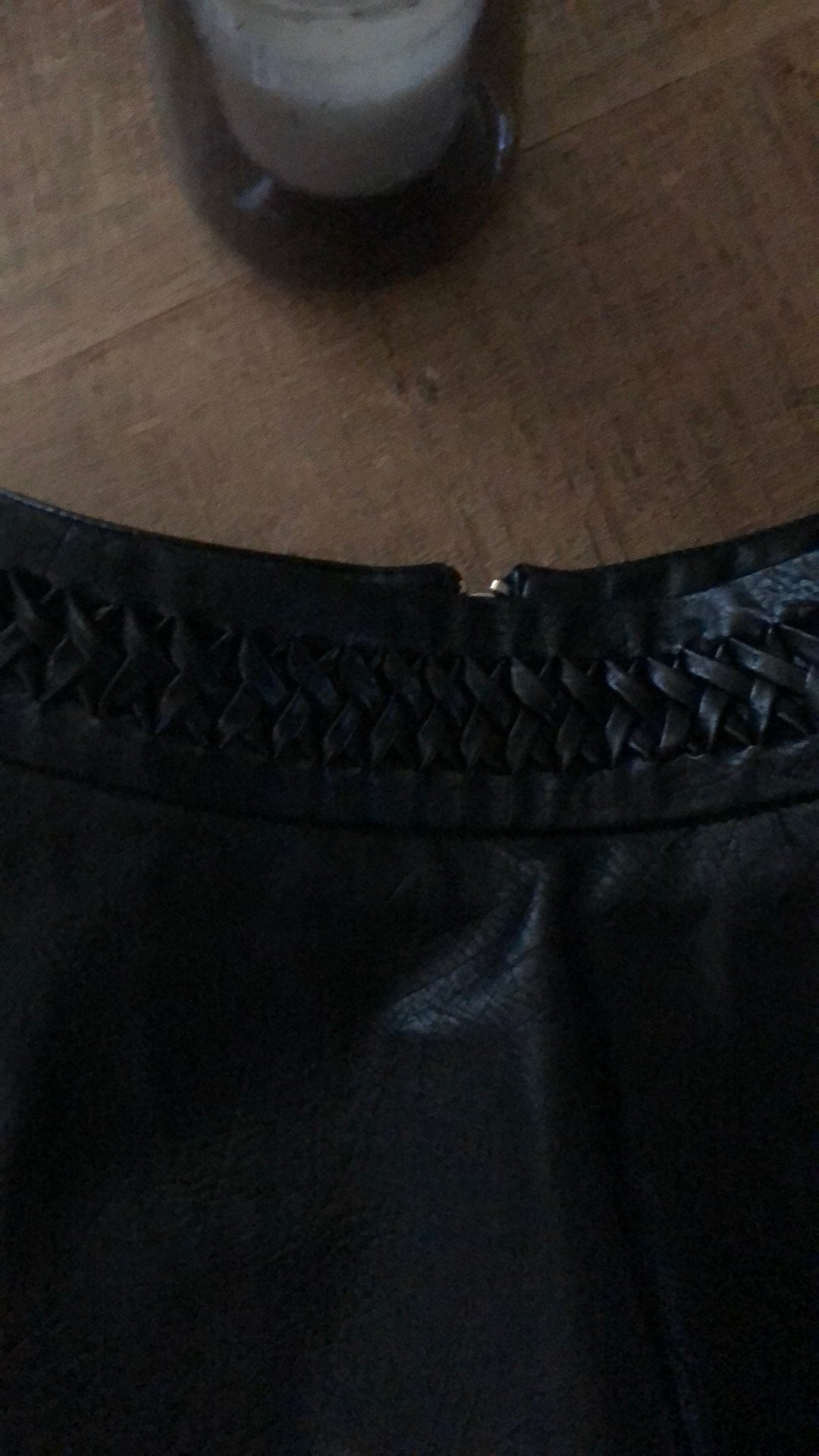 Leren rok zwart Nikkie, Kleding | Dames, Rokken, Ophalen of Verzenden, Zo goed als nieuw, Zwart, Boven de knie
