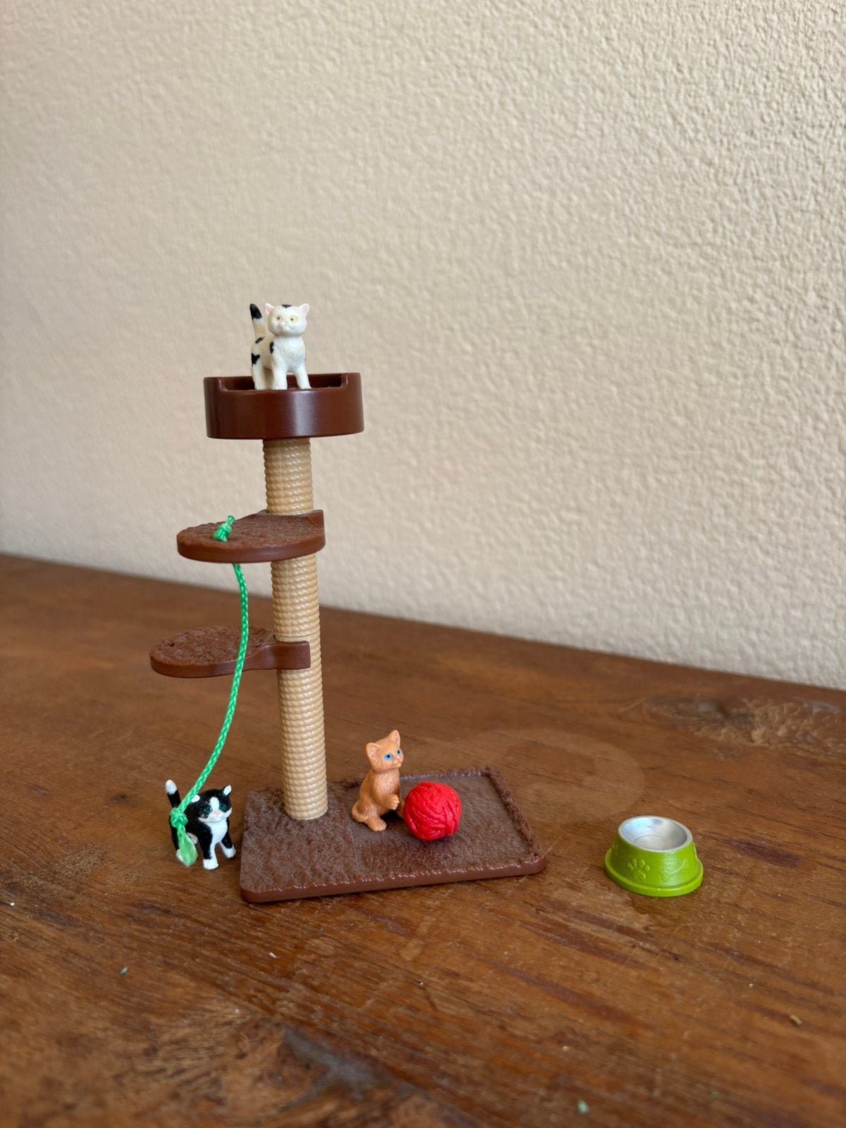 Schleich kattenkrabpaal / kattenaccessoire, Ophalen of Verzenden, Gebruikt