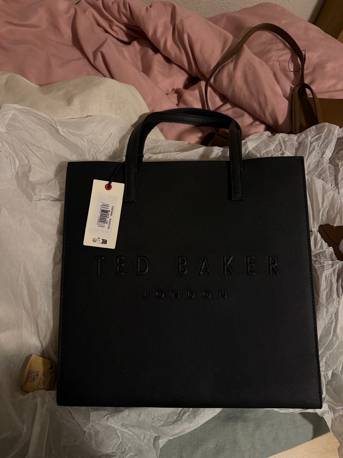 Nieuwe Ted Baker tas met kaartje, Ophalen of Verzenden, Nieuw, Zwart, Handtas