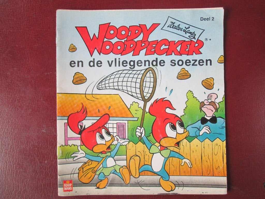 Woody Woodpecker en de vliegende Soezen, Fictie algemeen, Jongen of Meisje, Ophalen of Verzenden, Zo goed als nieuw
