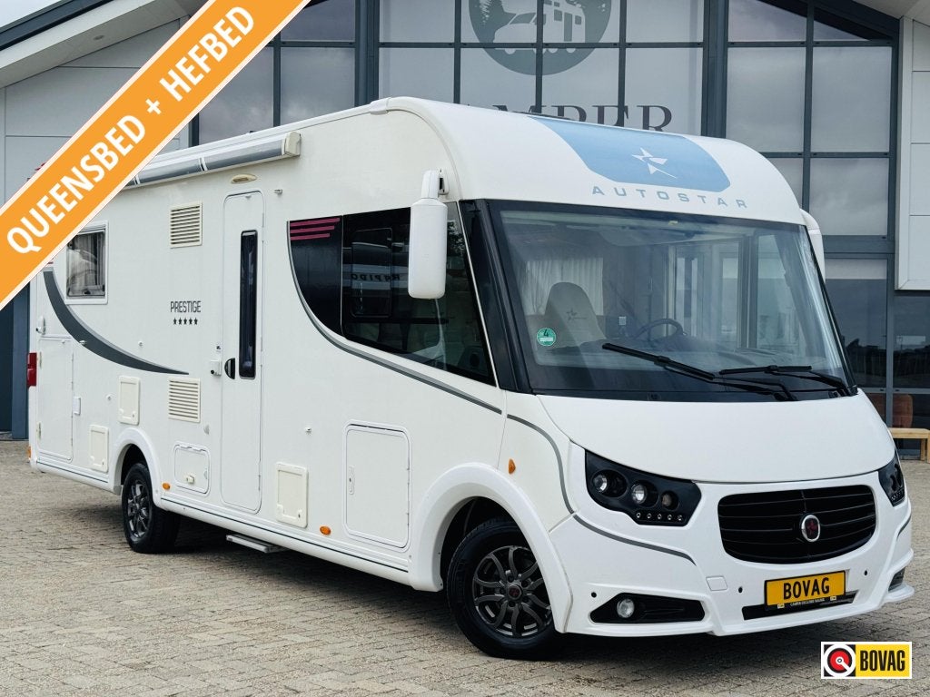 Autostar Prestige I 720 LC 5-sterren | ALDE AL-KO Queensbed, Caravans en Kamperen, Standaard zit, Fiat, Vloeistofverwarming, Bedrijf