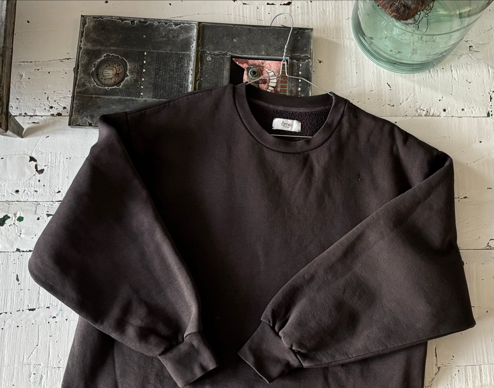 Ame Antwerp Oversized Sweaterjurk Bruin Maat S, Ophalen of Verzenden, Gedragen, Maat 36 (S), Bruin