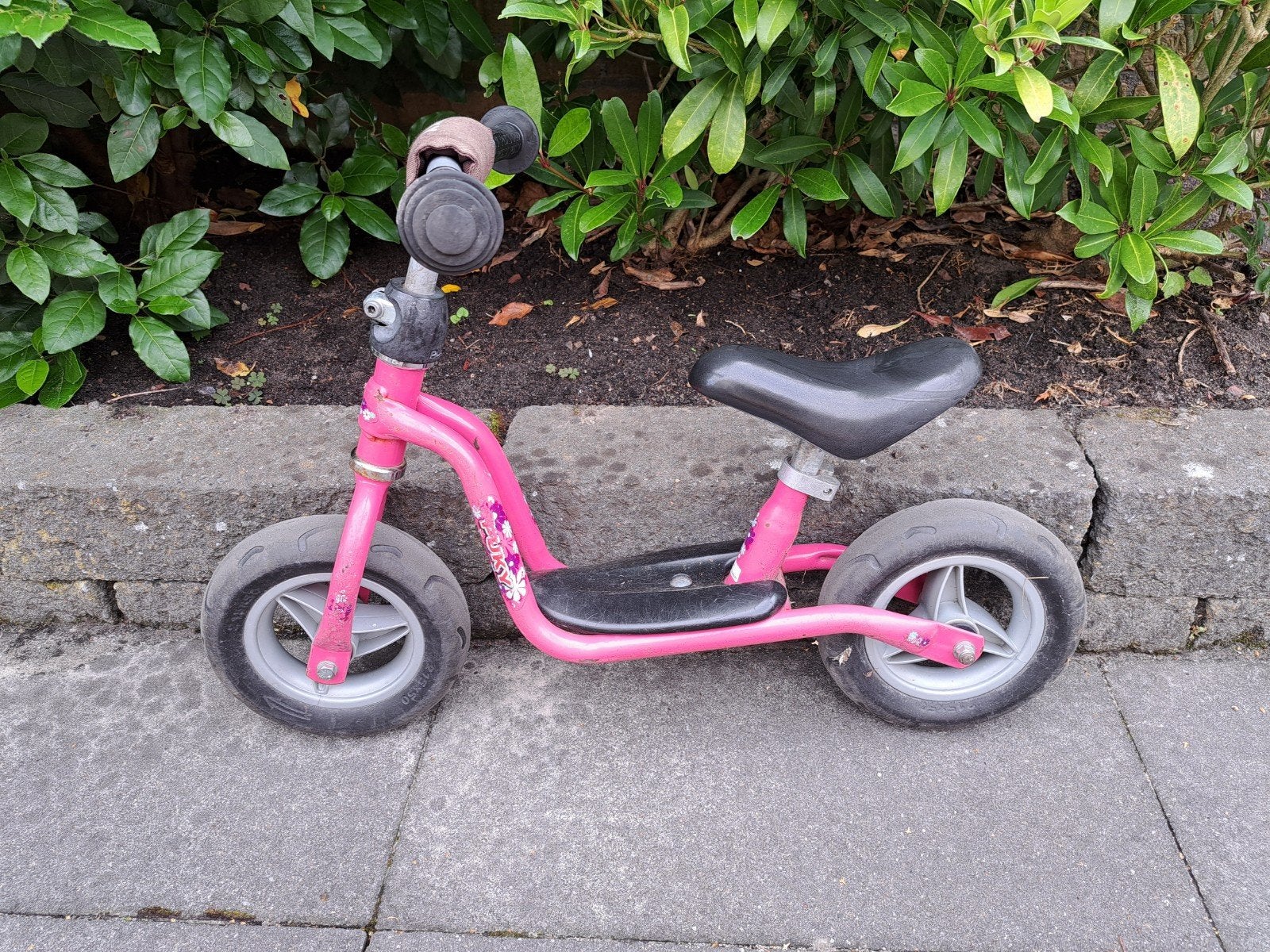 Roze Puky loopfiets voor kinderen, Ophalen, Gebruikt, Minder dan 16 inch