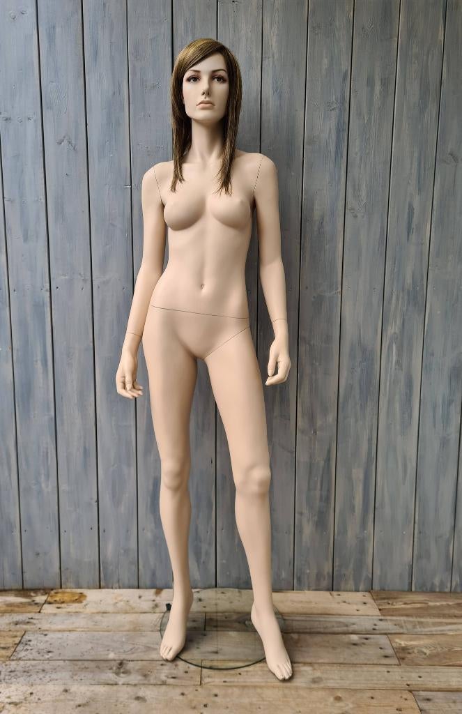 prachtige etalagepop dame paspop Nu Body mannequins vrouw 1, Ophalen of Verzenden, Gebruikt, Paspop