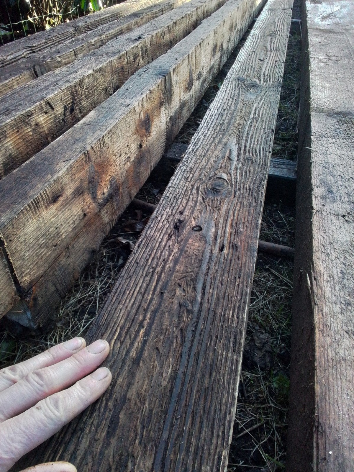 Mooi Verweerthout oudhout, Ophalen, Hout