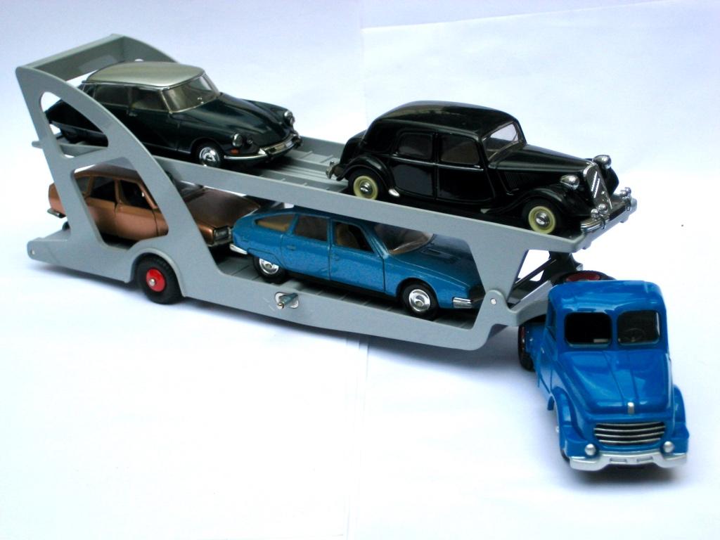 Willème truck met autotransport Boilot Norev Dinky 1:43, Ophalen of Verzenden, Nieuw, Bus of Vrachtwagen, Norev