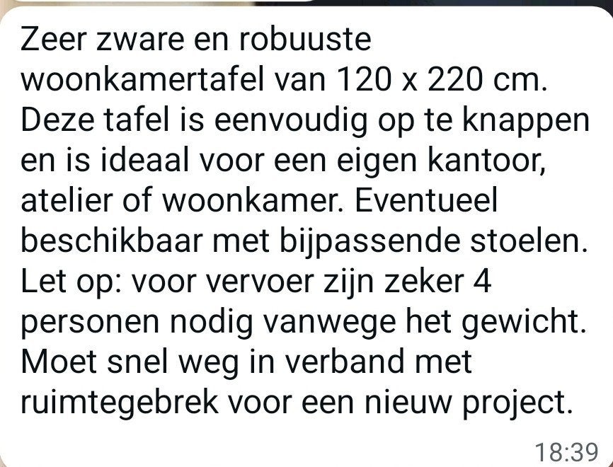 eettafel met 4 stoelen en bankje., Huis en Inrichting, Tafels | Eettafels, Eikenhout, Ophalen of Verzenden, Vijf personen of meer
