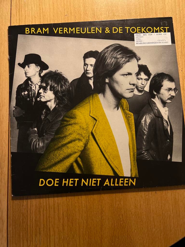 Bram Vermeulen & De Toekomst - Doe Het Niet Alleen LP, Ophalen of Verzenden, Zo goed als nieuw