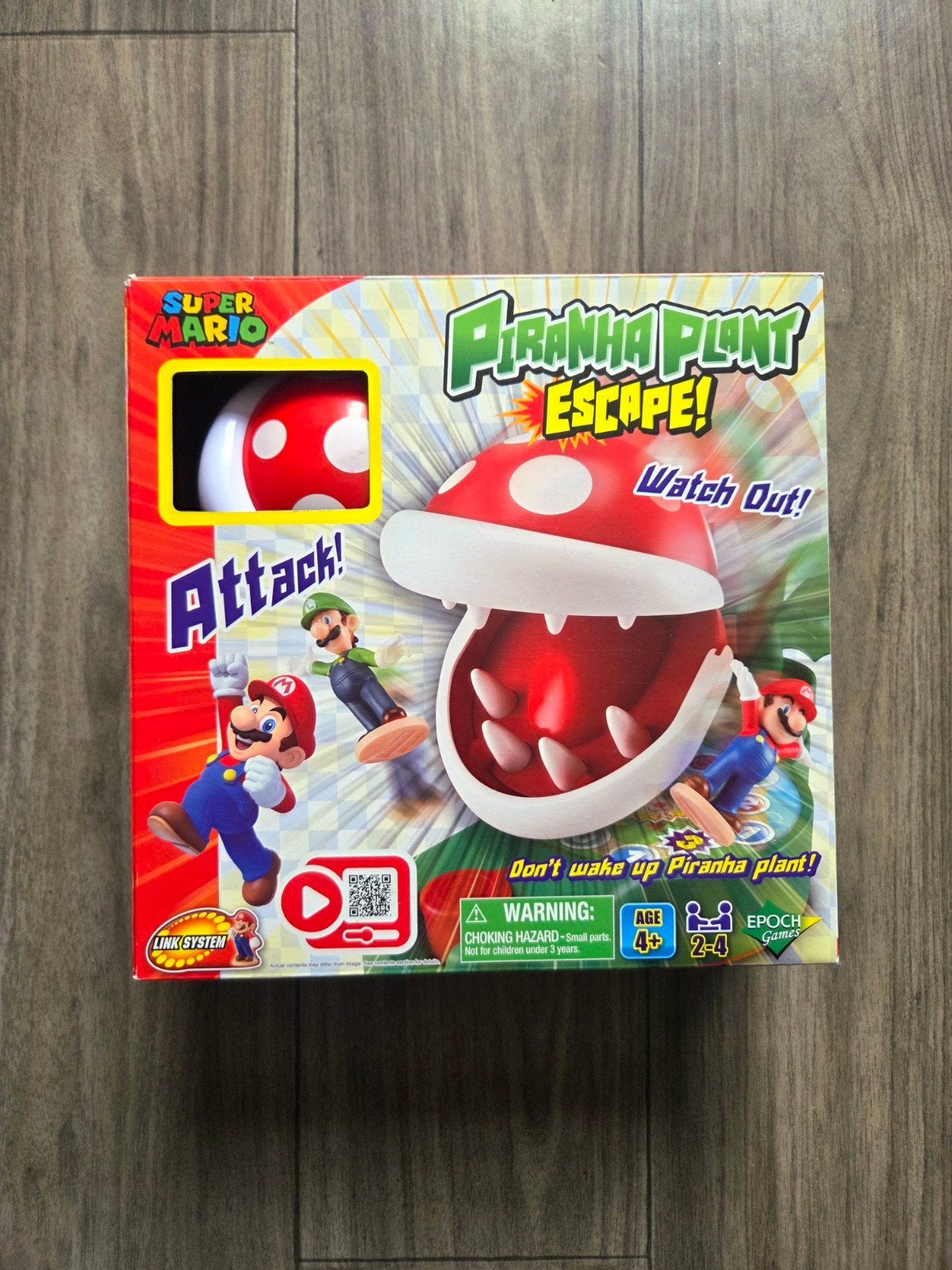 Super Mario spel Piranha Plant Escape 4+, Een of twee spelers, Ophalen of Verzenden, Gebruikt