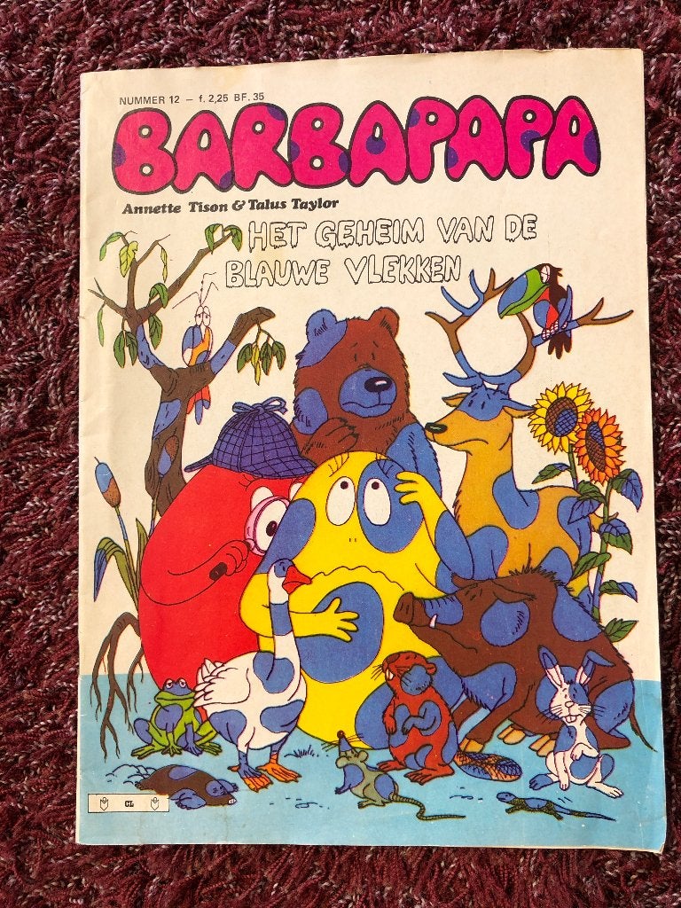 Barbapapa - Het Geheim van de Blauwe Vlekken (Nr. 12), Ophalen of Verzenden, Gebruikt, Overige typen