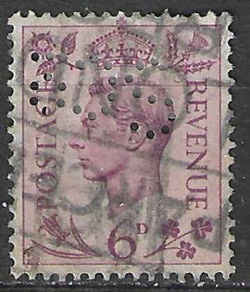 Groot-Brittannie 1937-1947 - Yvert 217perf - Georges VI (ST), Verzenden, Gestempeld
