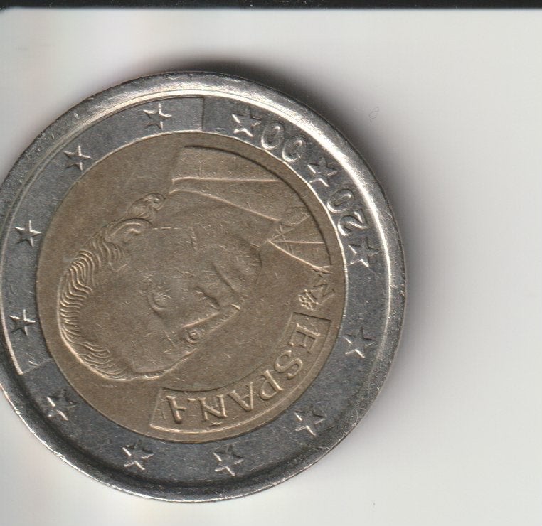 2 euro 2000 spanje, Postzegels en Munten, Munten | Europa | Euromunten, Verzenden, Spanje, 2 euro