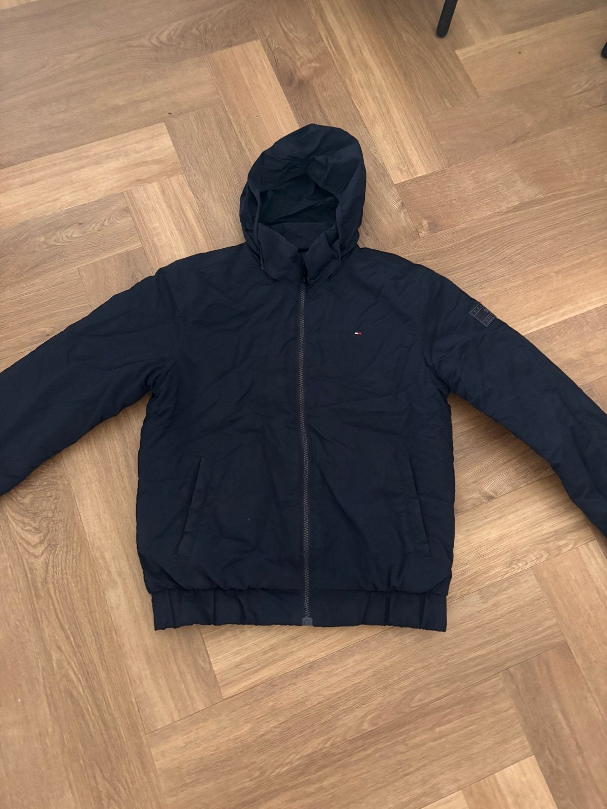 Tommy Hilfiger jas maat 164, Ophalen of Verzenden, Zo goed als nieuw, Jongen, Jas