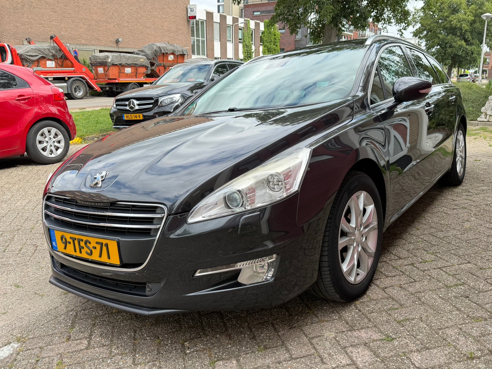 Peugeot 508 SW 1.6 THP blueleaese Premium, Panoramadak, HUD, Auto's, Euro 5, Achterwielaandrijving, Zwart, Leder en Stof