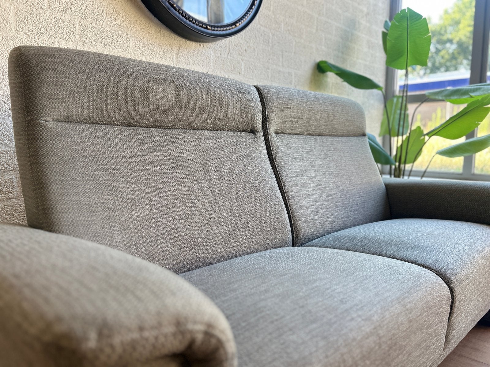 Luxe 2-zitsbank | Professioneel gereinigd | Direct beschikba, Ophalen of Verzenden, Zo goed als nieuw, Stof, Luxe