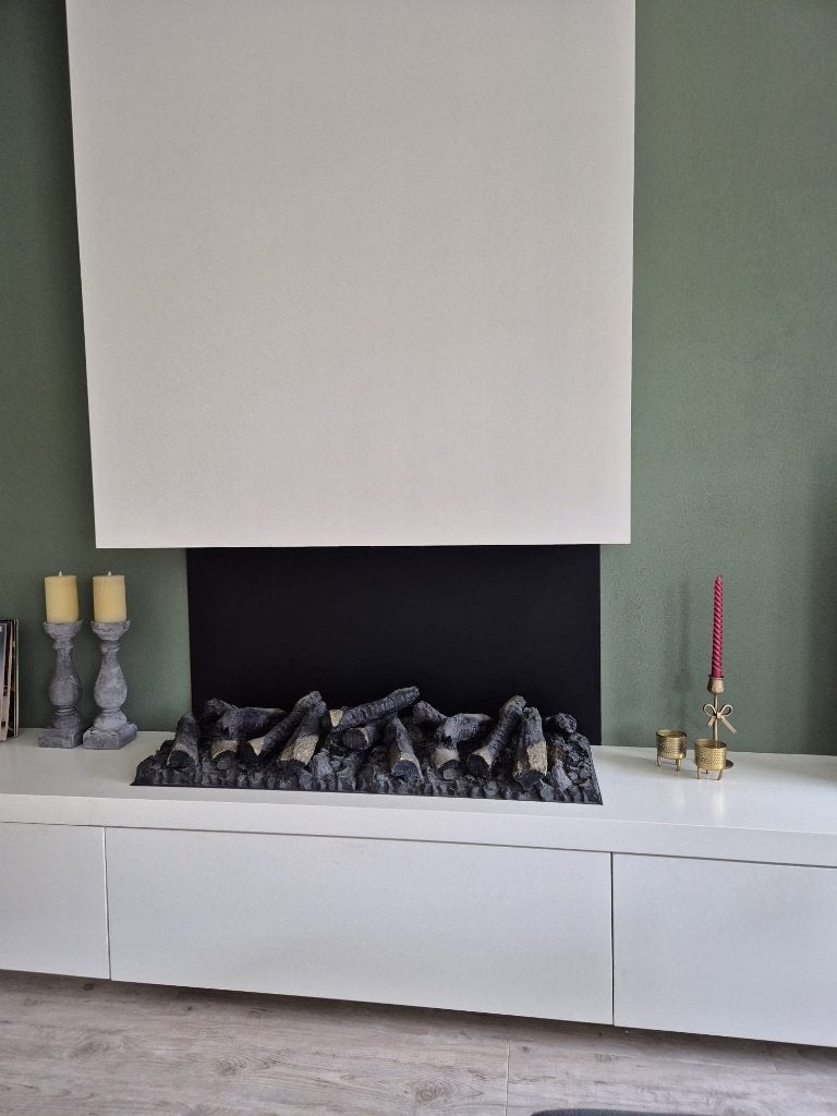 Elektrische sierhaard (incl. houtset), Ophalen, Gebruikt, Inzethaard, Elektrische haard