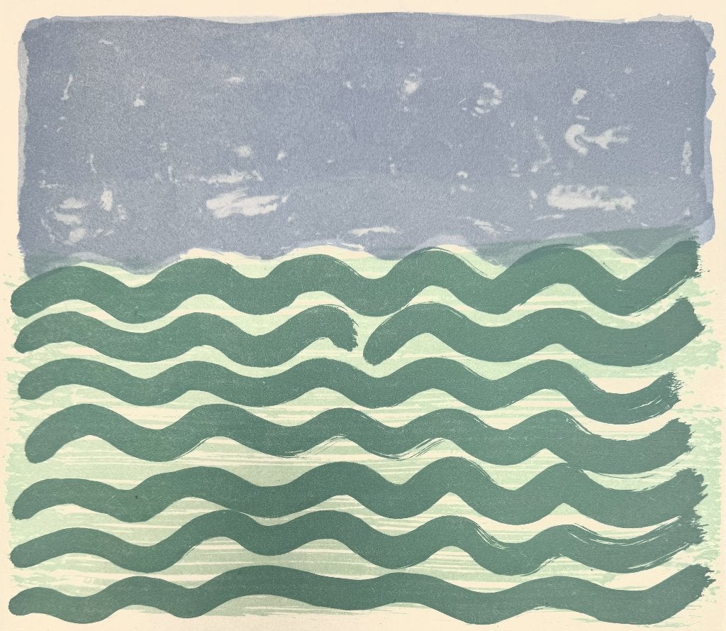 71. Litho, Klaas Gubbels - "Het water", 2007, Ophalen of Verzenden