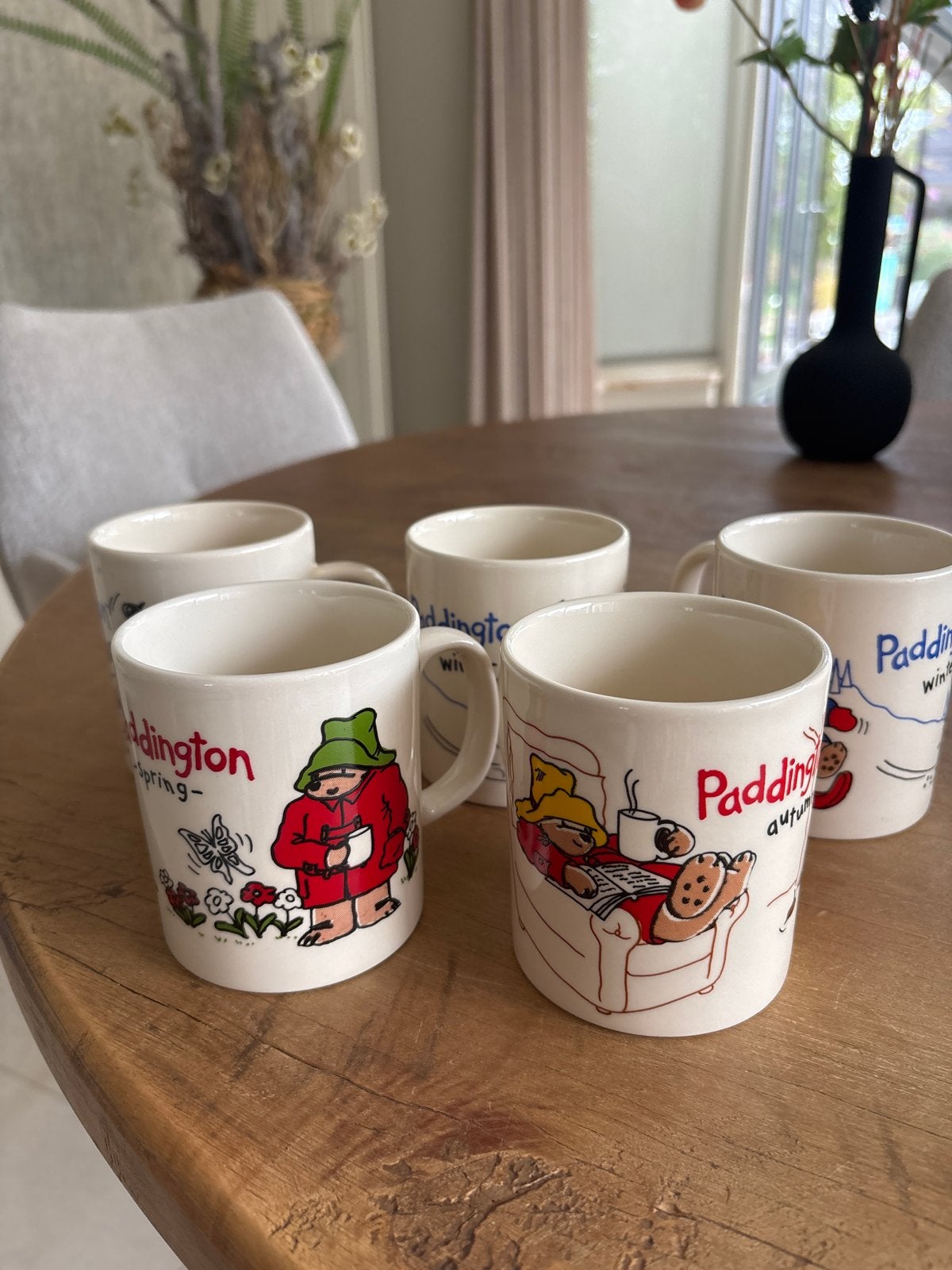 Set van 5 Paddington Beer Mokken - Vintage Servies, Huis en Inrichting, Keuken | Servies, Keramiek, Vintage, Nieuw, Mok