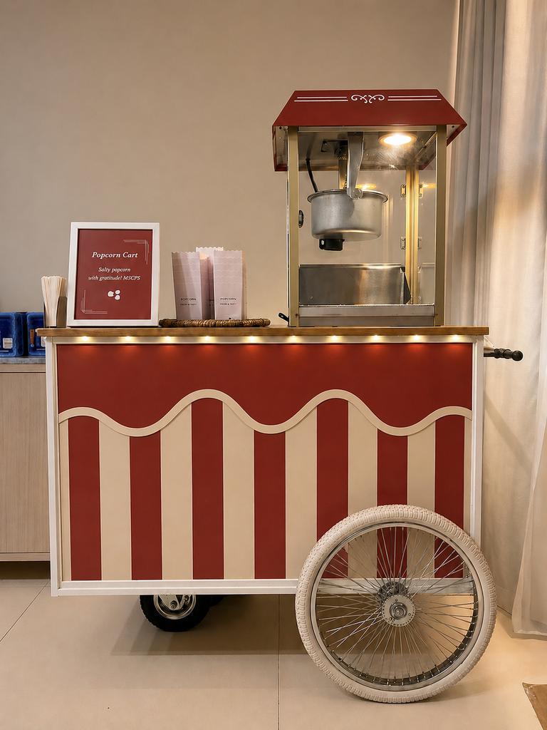 Suikerspin & Popcorn huren | eyecatcher voor elk event, Ophalen, Zo goed als nieuw