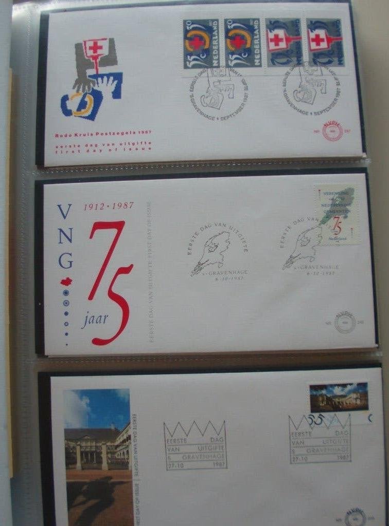 Davo album Nederland FDC;s 1987-1995, Ophalen of Verzenden, Nederland