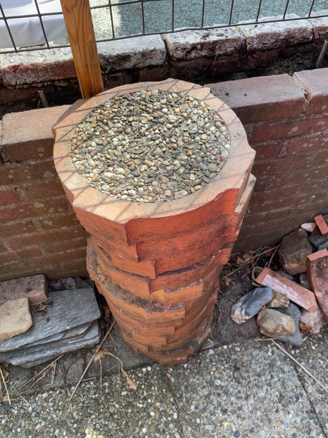 GRATIS Betonnen tuin stapstenen 20st, Tuin en Terras, Ophalen, Gebruikt, Beton, Overige typen