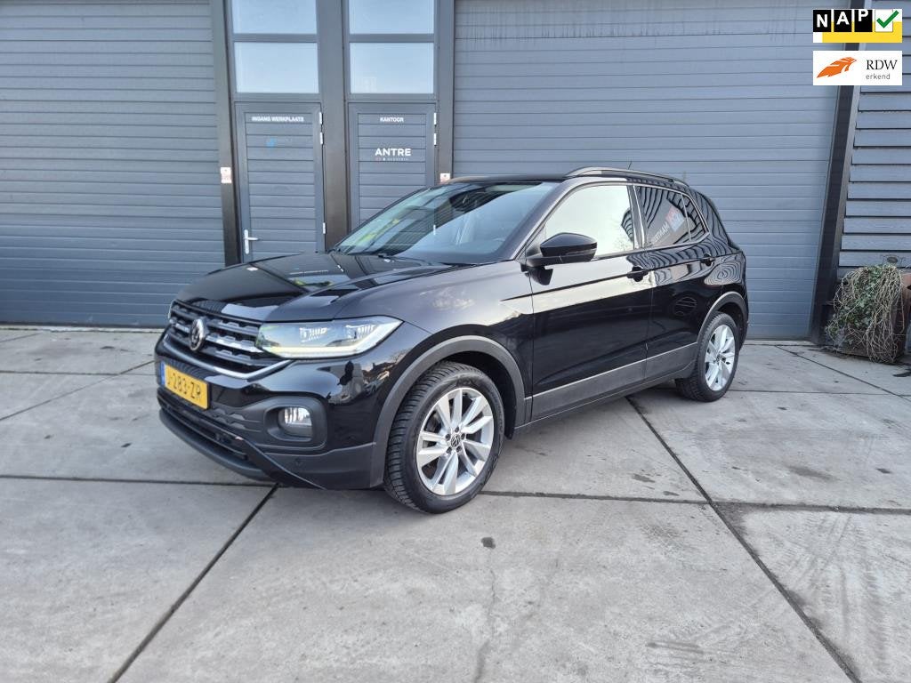 Volkswagen T-Cross 1.0 TSI Life Business, Auto's, Volkswagen, Gebruikt, 95 pk, Zwart, Origineel Nederlands