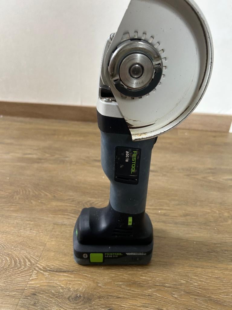 Festool AGC 18 Slijptol + 4.0Ah accu, Doe-het-zelf en Verbouw, Gereedschap | Slijpmachines, Ophalen of Verzenden, Zo goed als nieuw