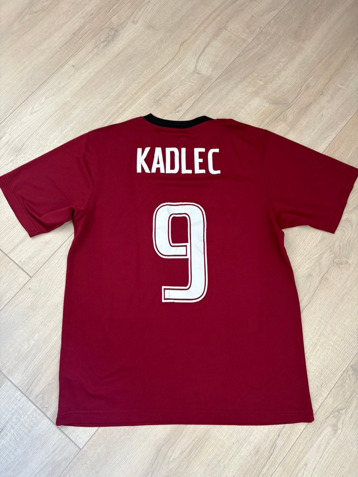 Sparta Praag Kadlec #9 Shirt Nike M Vintage, Ophalen of Verzenden, Zo goed als nieuw, Rood