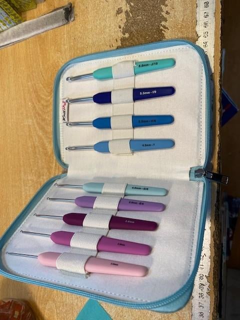 Knit Pro haaknaalden set in mooi Etui, Hobby en Vrije tijd, Breien en Haken, Ophalen of Verzenden, Nieuw, Haken, Naald