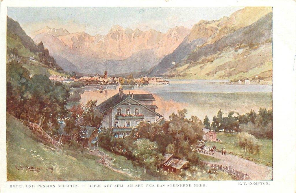701-410-053 Zell am See Hotel Seespitz, Verzamelen, Verzenden, Voor 1920, Oostenrijk