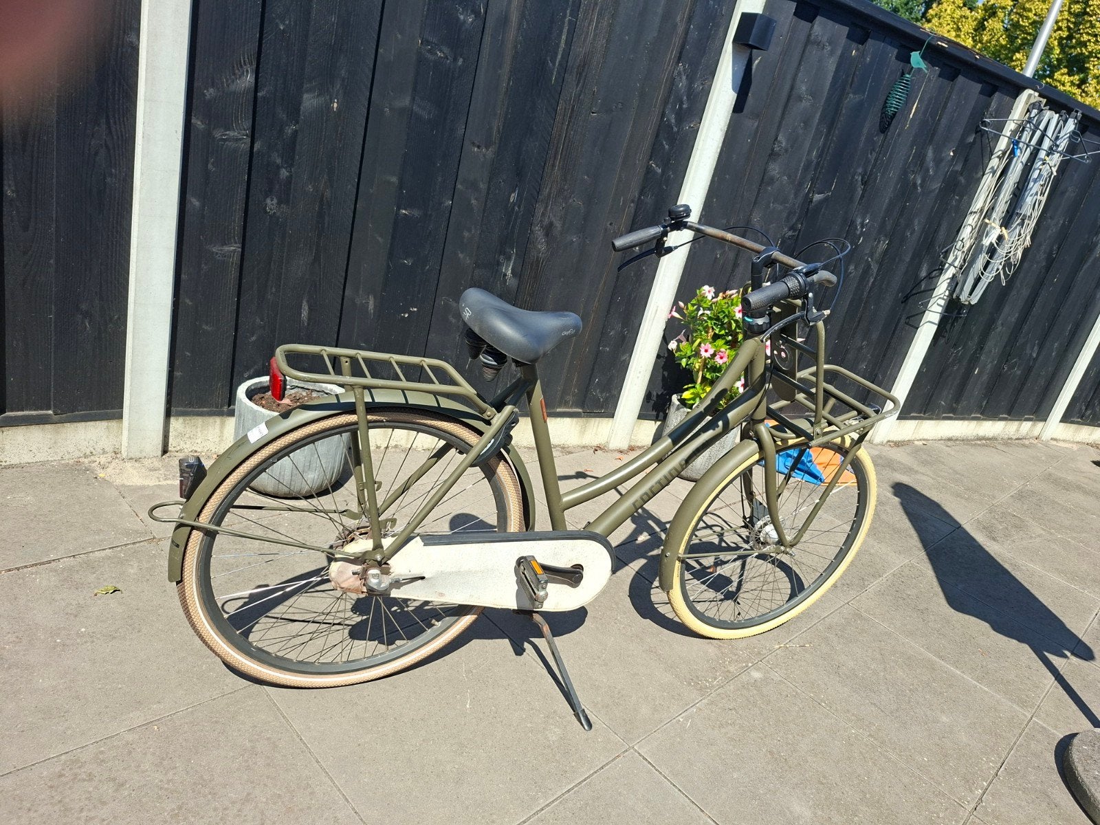 Cortina U4 Transport 3v groen 56 cm, Fietsen en Brommers, Fietsen | Dames | Damesfietsen, Versnellingen, Schijfrem, Ophalen, Overige merken