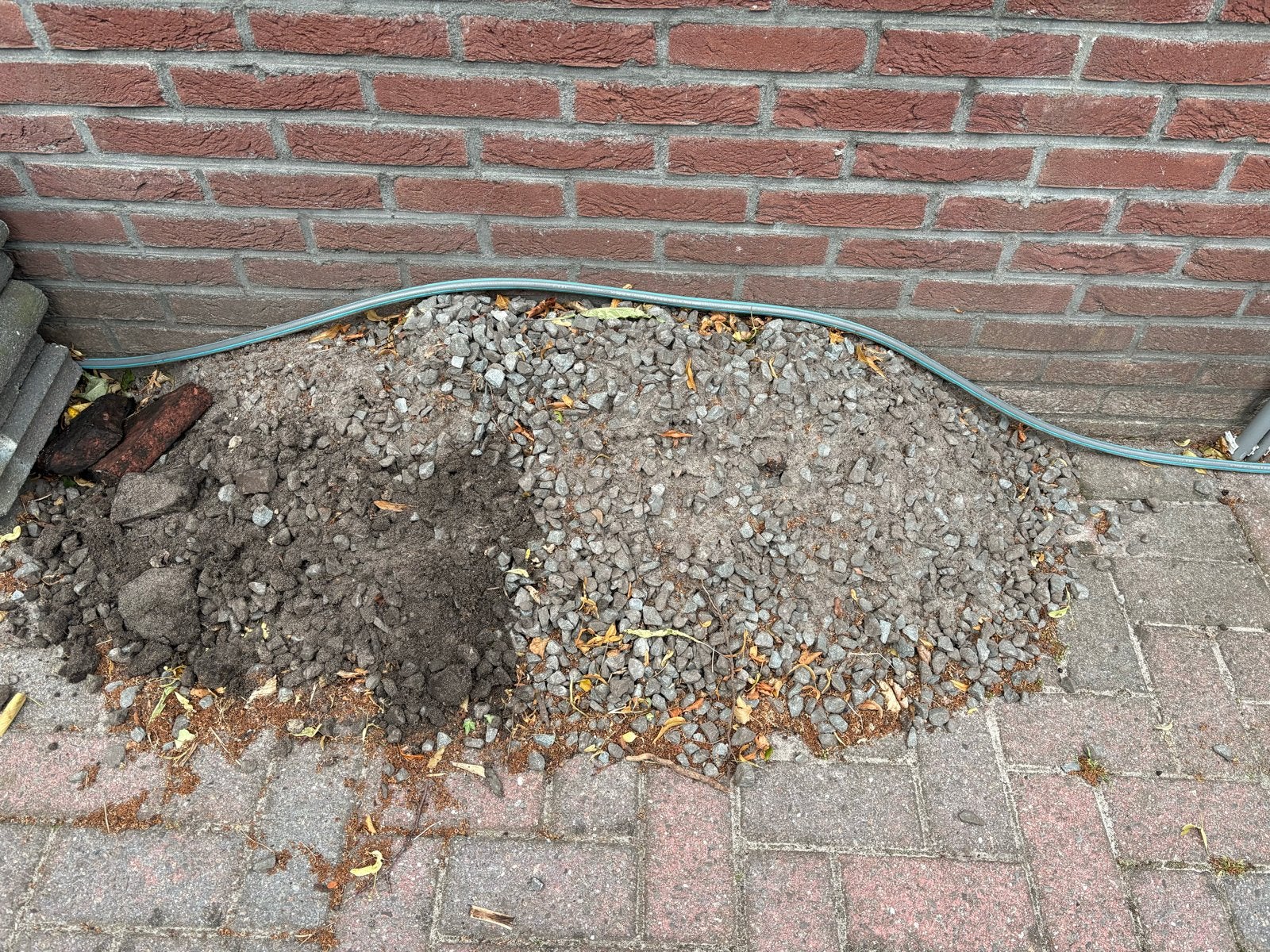 Basalt split voor tuin of oprit, Ophalen, Gebruikt, Split, Basalt