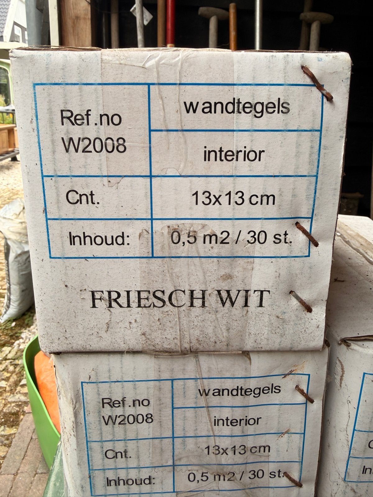Friesch Wit Wandtegels 13x13 cm - 1,5 m², Nieuw, Minder dan 20 cm, Wandtegels, Keramiek