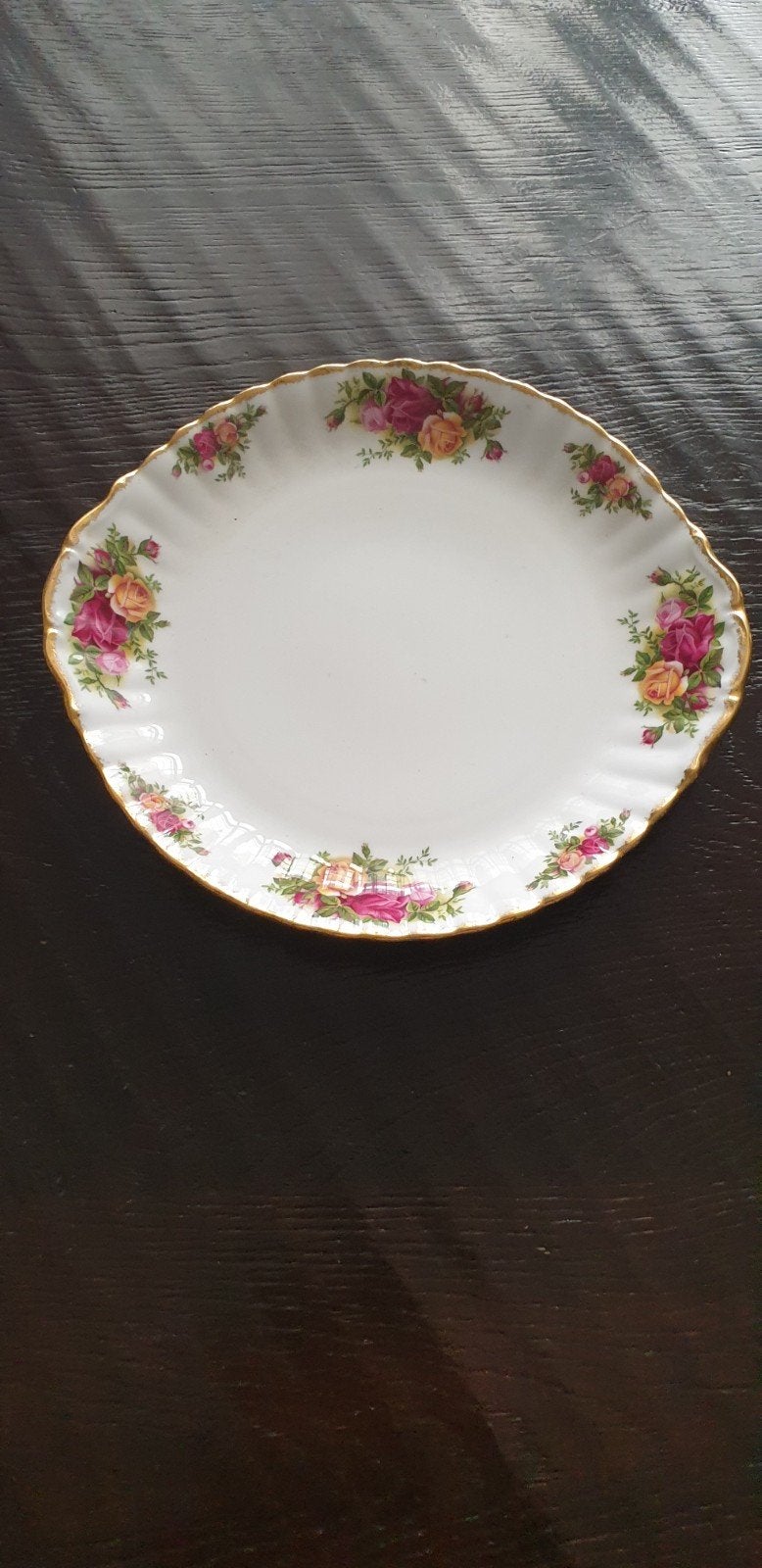 Royal Albert Old Country Roses schaal uit 1962, Antiek en Kunst, Antiek | Servies los, Ophalen of Verzenden