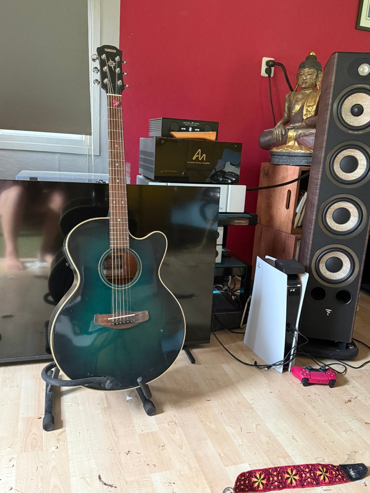 Yamaha CPX 5 western akoestische gitaar, Muziek en Instrumenten, Snaarinstrumenten | Gitaren | Akoestisch, Ophalen, Gebruikt, Western- of Steelstringgitaar