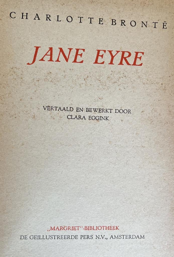 Charlotte Brontë - Jane Eyre, Boeken, Ophalen of Verzenden, Gelezen, Charlotte Brontë, Europa overig