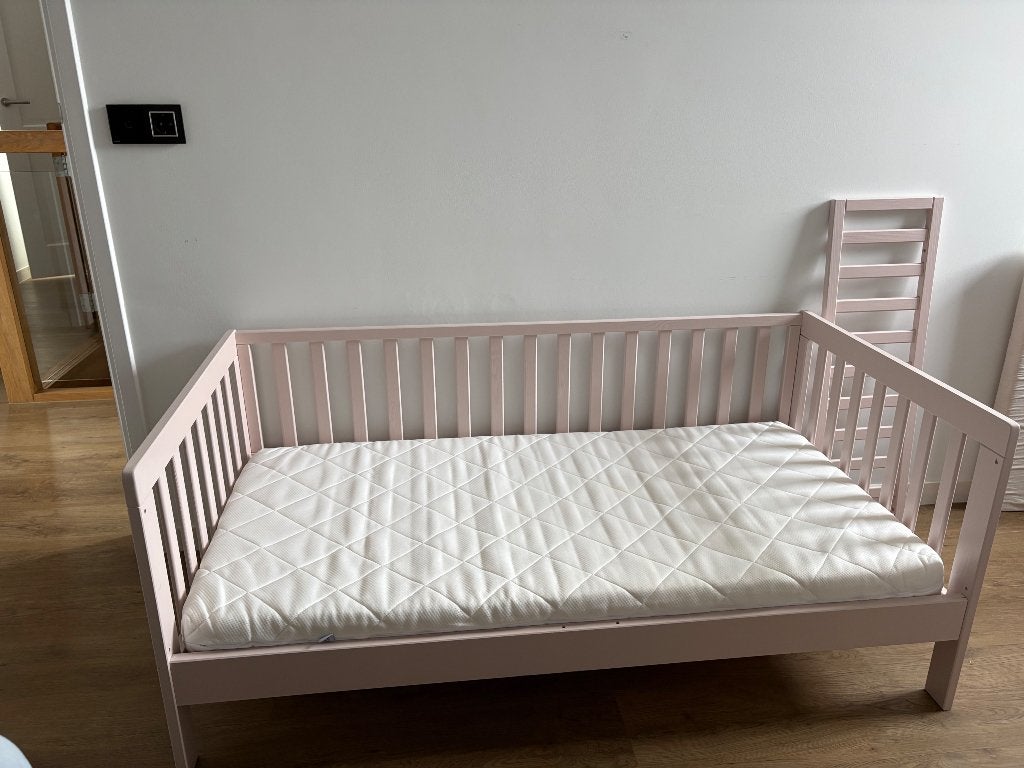 Peuterbed Plume, Kinderen en Baby's, Kinderkamer | Bedden, Ophalen, Gebruikt, 70 tot 85 cm, 140 tot 160 cm