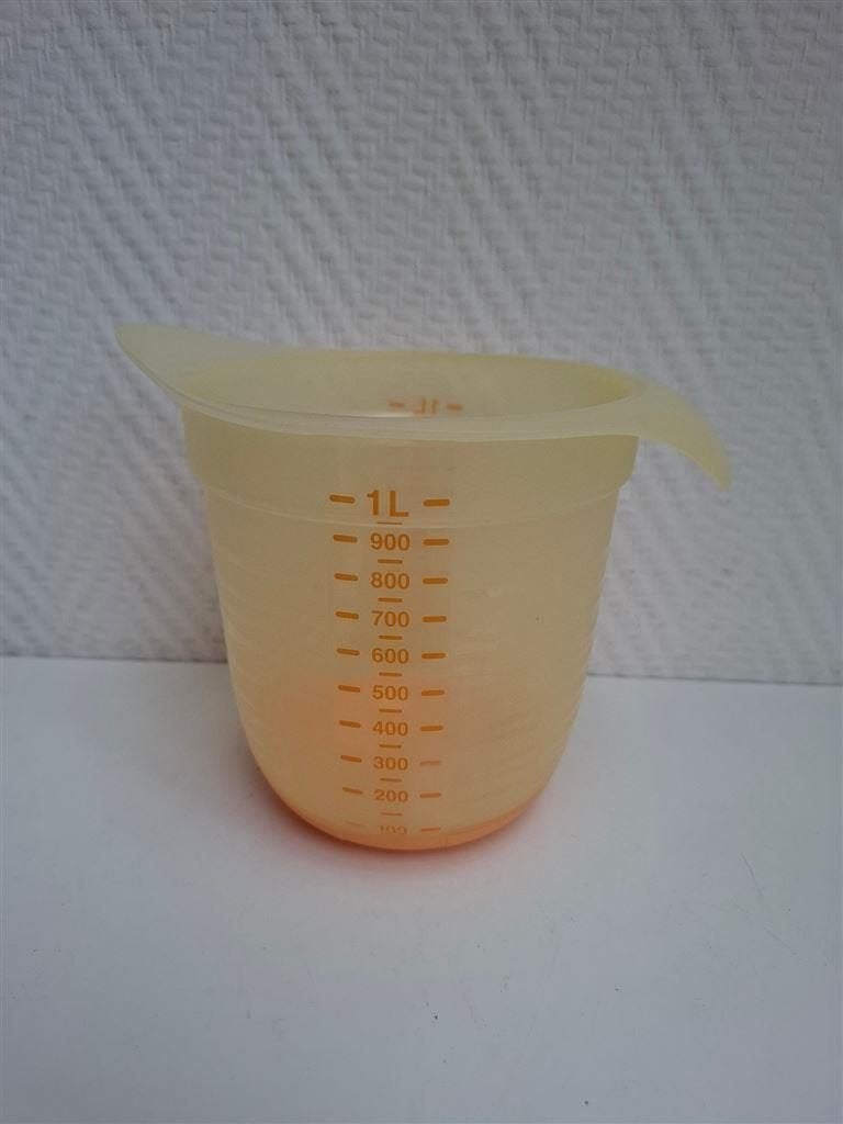 T072 Mixkom, 1 ltr, gebruikt en meer Tupperware, Ophalen of Verzenden, Gebruikt, Bak of Kom